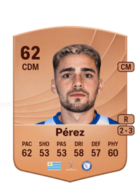 Agustín Pérez Common 62 OVR