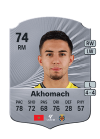 Ilias Akhomach Rare 74 OVR