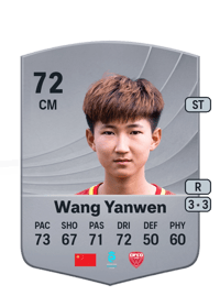 Wang Yanwen Common 72 OVR