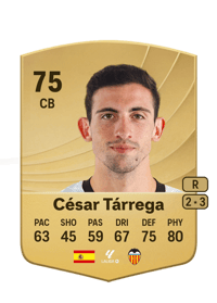 César Tárrega Common 75 OVR