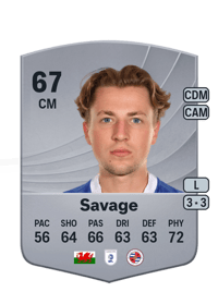Charlie Savage Common 67 OVR