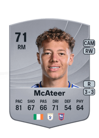 Kasey McAteer Common 71 OVR