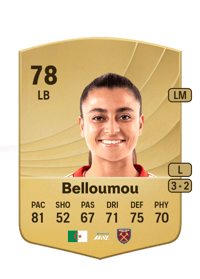 Inès Belloumou Common 78 OVR