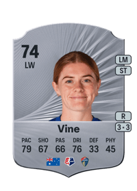 Cortnee Vine Rare 74 OVR