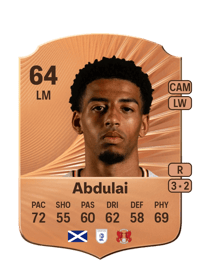 Azeem Abdulai Rare 64 OVR