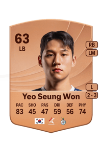 Yeo Seung Won Common 63 OVR