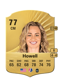 Jaelin Howell Rare 77 OVR