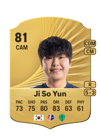 Ji So Yun Rare 81 OVR