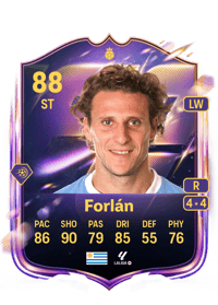 Diego Forlán UT Heroes 88 OVR