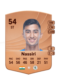 Kiyan Nassiri Common 54 OVR