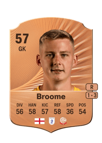 Nathan Broome Rare 57 OVR