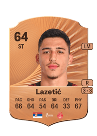 Marko Lazetić Rare 64 OVR