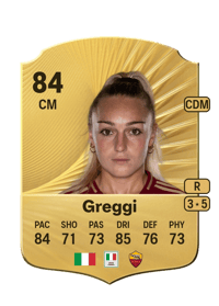Giada Greggi Rare 84 OVR