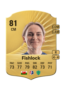 Jess Fishlock Rare 81 OVR