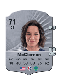 Phoebe McClernon Rare 71 OVR