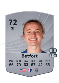 Hannah Betfort Common 72 OVR