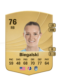 Camryn Biegalski Common 76 OVR