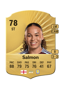 Ebony Salmon Rare 78 OVR