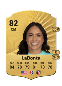Lo'eau LaBonta Rare 82 OVR