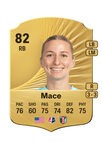 Hailie Mace Rare 82 OVR