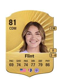 Taylor Flint Rare 81 OVR