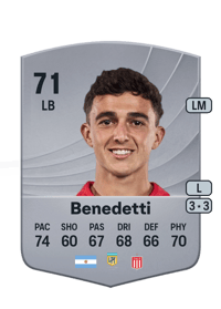 Gastón Benedetti Common 71 OVR