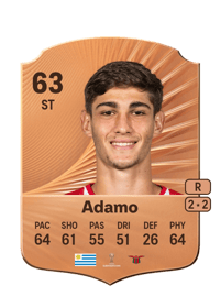 Valentín Adamo Rare 63 OVR