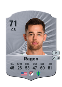 Jackson Ragen Rare 71 OVR