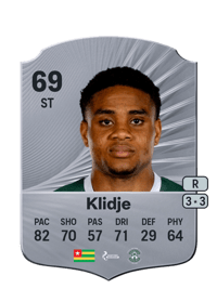 Thibault Klidje Rare 69 OVR
