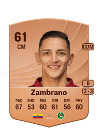 Arnaldo Zambrano Common 61 OVR