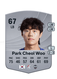 Park Cheol Woo Common 67 OVR