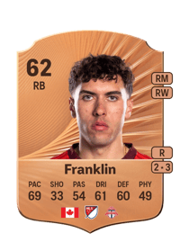 Kobe Franklin Rare 62 OVR