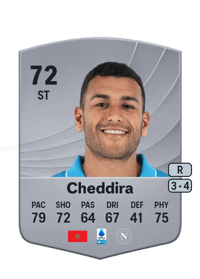Walid Cheddira Common 72 OVR