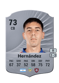Gastón Hernández Rare 73 OVR
