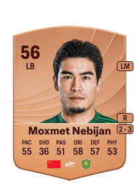 Moxmet Nebijan Common 56 OVR