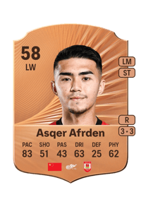Asqer Afrden Rare 58 OVR