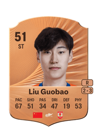 Liu Guobao Rare 51 OVR