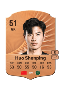 Huo Shenping Rare 51 OVR