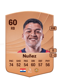 Alan Nuñez Common 60 OVR