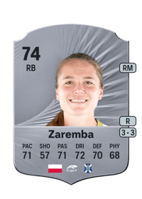 Aleksandra Zaremba Rare 74 OVR