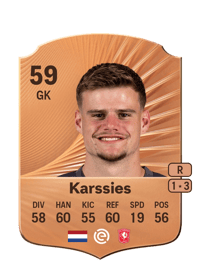 Sam Karssies Rare 59 OVR