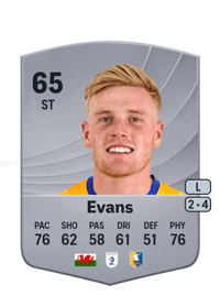 Will Evans Common 65 OVR