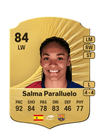 Salma Paralluelo Rare 84 OVR