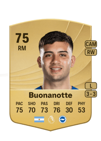 Facundo Buonanotte Common 75 OVR
