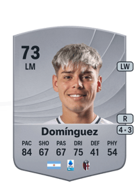 Benjamín Domínguez Common 73 OVR