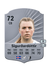 Ingibjörg Sigurðardóttir Rare 72 OVR
