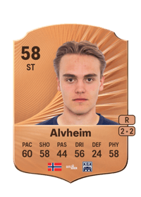 Leander Næss Alvheim Rare 58 OVR
