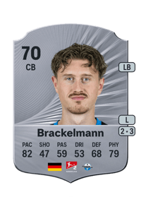 Calvin Brackelmann Rare 70 OVR