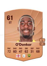 Gatlin O'Donkor Common 61 OVR