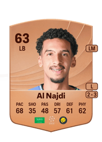 Salem Al Najdi Common 63 OVR